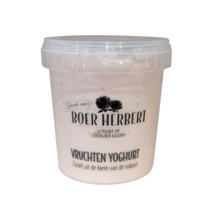 Vruchten yoghurt aardbei